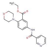 ethyl 2-(morpholin-4-yl)-5-(pyridine-3-amido)benzoate