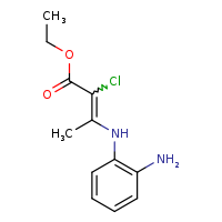 ethyl 3-[(2-aminophenyl)amino]-2-chlorobut-2-enoate