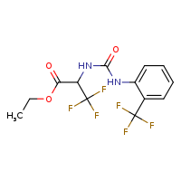 ethyl 3,3,3-trifluoro-2-({[2-(trifluoromethyl)phenyl]carbamoyl}amino)propanoate