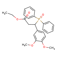 ethyl 3-(3,4-dimethoxyphenyl)-3-(diphenylphosphoroso)propanoate