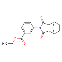 ethyl 3-{3,5-dioxo-4-azatricyclo[5.2.1.0²,?]decan-4-yl}benzoate