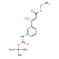 ethyl 3-{3-[(tert-butoxycarbonyl)amino]phenyl}-3-hydroxyprop-2-enoate