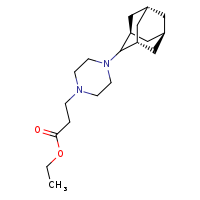 ethyl 3-{4-[(1r,3r,5r,7r)-adamantan-2-yl]piperazin-1-yl}propanoate