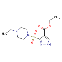 ethyl 3-(4-ethylpiperazin-1-ylsulfonyl)-1H-pyrazole-4-carboxylate