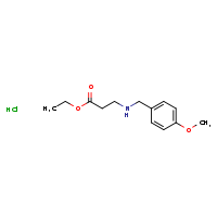 ethyl 3-{[(4-methoxyphenyl)methyl]amino}propanoate hydrochloride