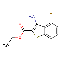 ethyl 3-amino-4-fluoro-1-benzothiophene-2-carboxylate