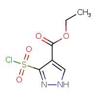 ethyl 3-(chlorosulfonyl)-1H-pyrazole-4-carboxylate