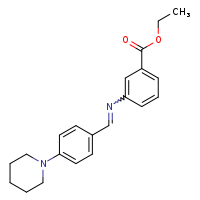 ethyl 3-[(E)-{[4-(piperidin-1-yl)phenyl]methylidene}amino]benzoate