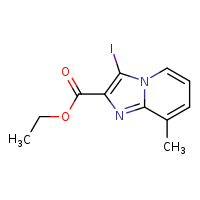 ethyl 3-iodo-8-methylimidazo[1,2-a]pyridine-2-carboxylate