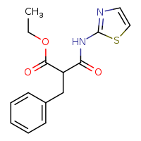 ethyl 3-phenyl-2-[(1,3-thiazol-2-yl)carbamoyl]propanoate