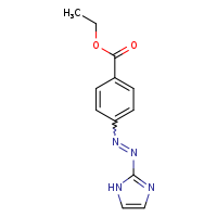 ethyl 4-[(1E)-2-(1H-imidazol-2-yl)diazen-1-yl]benzoate