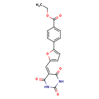 ethyl 4-{5-[(2,4,6-trioxo-1,3-diazinan-5-ylidene)methyl]furan-2-yl}benzoate