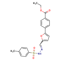 ethyl 4-{5-[(E)-[(4-methylbenzenesulfonamido)imino]methyl]furan-2-yl}benzoate