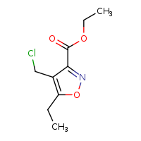 ethyl 4-(chloromethyl)-5-ethyl-1,2-oxazole-3-carboxylate