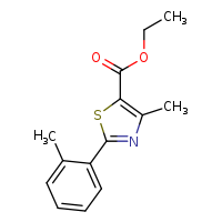 ethyl 4-methyl-2-(2-methylphenyl)-1,3-thiazole-5-carboxylate
