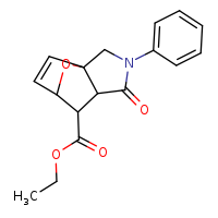 ethyl 4-oxo-3-phenyl-10-oxa-3-azatricyclo[5.2.1.0¹,?]dec-8-ene-6-carboxylate