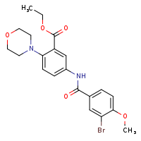 ethyl 5-(3-bromo-4-methoxybenzamido)-2-(morpholin-4-yl)benzoate