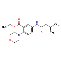 ethyl 5-(3-methylbutanamido)-2-(morpholin-4-yl)benzoate
