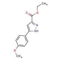 ethyl 5-(4-methoxyphenyl)-1H-pyrazole-3-carboxylate