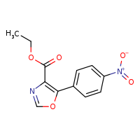 ethyl 5-(4-nitrophenyl)-1,3-oxazole-4-carboxylate