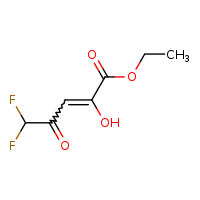 ethyl 5,5-difluoro-2-hydroxy-4-oxopent-2-enoate
