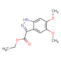 ethyl 5,6-dimethoxy-1H-indazole-3-carboxylate