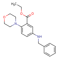 ethyl 5-(benzylamino)-2-(morpholin-4-yl)benzoate