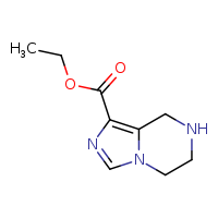 ethyl 5H,6H,7H,8H-imidazo[1,5-a]pyrazine-1-carboxylate