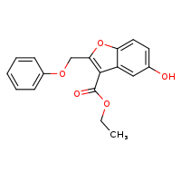 ethyl 5-hydroxy-2-(phenoxymethyl)-1-benzofuran-3-carboxylate