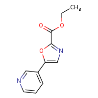 ethyl 5-(pyridin-3-yl)-1,3-oxazole-2-carboxylate