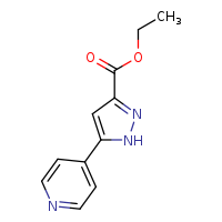 ethyl 5-(pyridin-4-yl)-1H-pyrazole-3-carboxylate