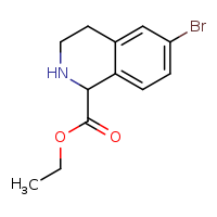 ethyl 6-bromo-1,2,3,4-tetrahydroisoquinoline-1-carboxylate