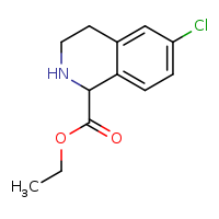 ethyl 6-chloro-1,2,3,4-tetrahydroisoquinoline-1-carboxylate