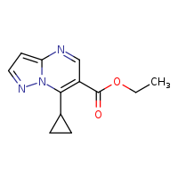 ethyl 7-cyclopropylpyrazolo[1,5-a]pyrimidine-6-carboxylate