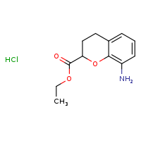 ethyl 8-amino-3,4-dihydro-2H-1-benzopyran-2-carboxylate hydrochloride