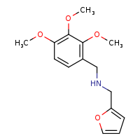 (furan-2-ylmethyl)[(2,3,4-trimethoxyphenyl)methyl]amine