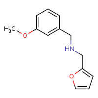 (furan-2-ylmethyl)[(3-methoxyphenyl)methyl]amine