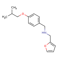 (furan-2-ylmethyl)({[4-(2-methylpropoxy)phenyl]methyl})amine