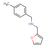 (furan-2-ylmethyl)[(4-methylphenyl)methyl]amine