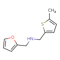 (furan-2-ylmethyl)[(5-methylthiophen-2-yl)methyl]amine