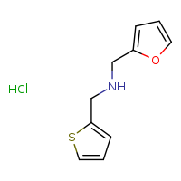 (furan-2-ylmethyl)(thiophen-2-ylmethyl)amine hydrochloride
