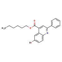 hexyl 6-bromo-2-phenylquinoline-4-carboxylate