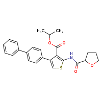 isopropyl 4-{[1,1'-biphenyl]-4-yl}-2-(oxolane-2-amido)thiophene-3-carboxylate