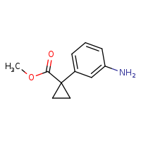 methyl 1-(3-aminophenyl)cyclopropane-1-carboxylate