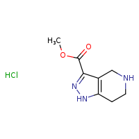 methyl 1H,4H,5H,6H,7H-pyrazolo[4,3-c]pyridine-3-carboxylate hydrochloride