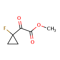 methyl 2-(1-fluorocyclopropyl)-2-oxoacetate