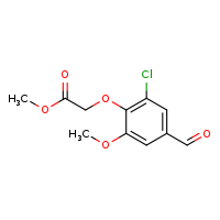 methyl 2-(2-chloro-4-formyl-6-methoxyphenoxy)acetate