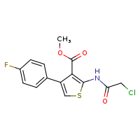 methyl 2-(2-chloroacetamido)-4-(4-fluorophenyl)thiophene-3-carboxylate