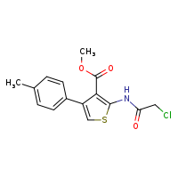 methyl 2-(2-chloroacetamido)-4-(4-methylphenyl)thiophene-3-carboxylate
