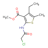methyl 2-(2-chloroacetamido)-4-ethyl-5-methylthiophene-3-carboxylate